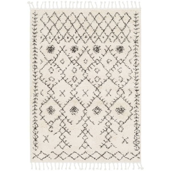 Livabliss Berber Shag BBE-2302 Area Rug , With Fringe BBE2302-23 - main